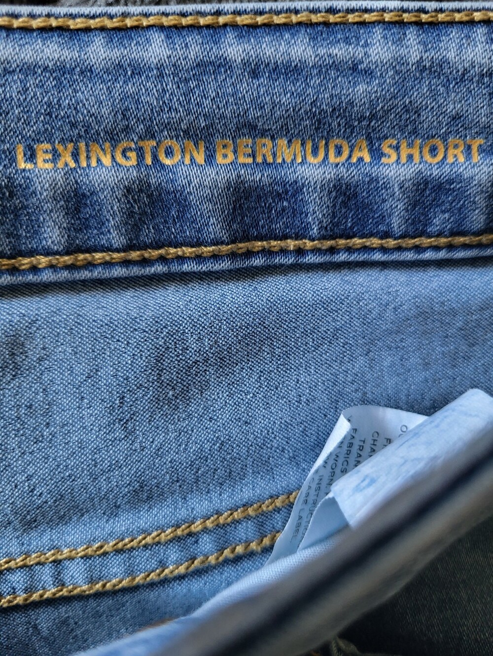 Jones New York Denim Bermuda Shorts Blue sz 14 - Picture 4 of 5